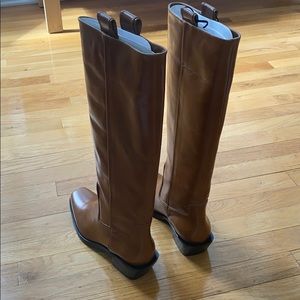 MOVING SALE! ZARA Brand New leather cowboy boots